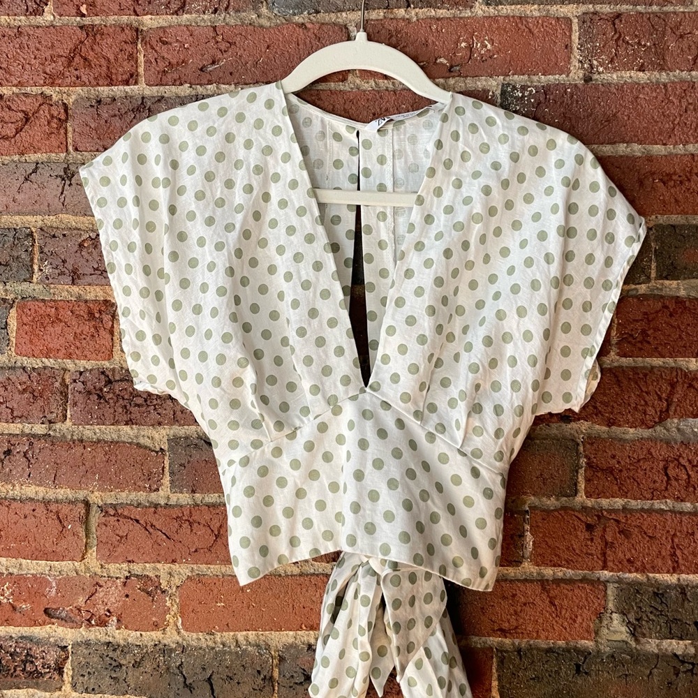 Zara Open Back Top